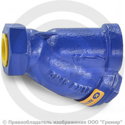 Фильтр сетчатый Y-образный чугунный Ду-40 (1 1/2") Ру-16 ВР (ВН) (Т<200°С) Zetkama 823A