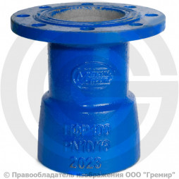Переход раструб-фланец ХРФ ВЧШГ с ЦПП Ду 600-100