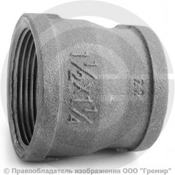 Муфта переходная чугунная ВР (ВН) Ду 40-32 (1 1/2"-1 1/4")