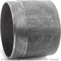 Резьба стальная L=80мм Ду-100 (4")