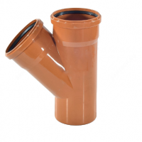 Тройник PP-B коричневый Дн 110-110 45гр б/нап в/к VALFEX Тройник PP-B коричневый Дн 110-110 45гр б/нап в/к VALFEX