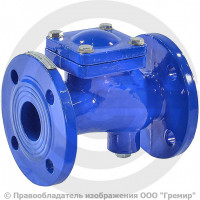 Клапан обратный шаровый чугунный фланцевый Ду-150 Ру-16 (Т<80°С) шар сталь+NBR Benarmo Клапан обратный шаровый чугунный фланцевый Ду-150 Ру-16 (Т<80°С) шар сталь+NBR Benarmo