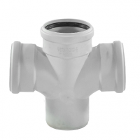 Крестовина PP-MD одноплоскостная бесшумная светло-серая Дн 90 87гр (DN70) б/нап в/к Ostendorf Skolan dB SKDA Крестовина PP-MD одноплоскостная бесшумная светло-серая Дн 90 87гр (DN70) б/нап в/к Ostendorf Skolan dB SKDA