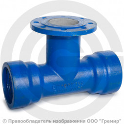 Тройник раструб-фланец ТРФ ВЧШГ с ЦПП Ду 400-400