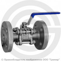 Кран нержавеющий трехсоставной фланцевый Ду-25 Ру-16 полнопроходной Benarmo Кран нержавеющий трехсоставной фланцевый Ду-25 Ру-16 полнопроходной Benarmo