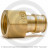Муфта латунная для PE-X труб Дн 16-1/2&quot; ВР (ВН) GX109 Giacomini