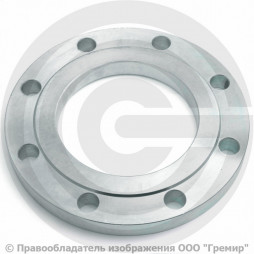 Фланец плоский оцинкованный 1-100-16 ГОСТ 12820-80, Ру-16, Ду-100