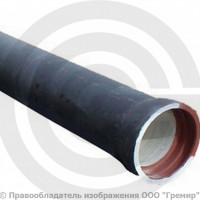 Труба Ду-200 чугун ВЧШГ RJ (ВРС) L=6м раструбная с ЦПП с наружным цинково-алюминиевым и лаковым покрытием Свободный Сокол Труба Ду-200 чугун ВЧШГ RJ (ВРС) L=6м раструбная с ЦПП с наружным цинково-алюминиевым и лаковым покрытием Свободный Сокол