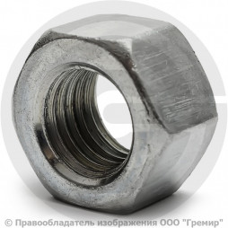 Гайка стальная оцинкованная М22 ГОСТ 5915-70