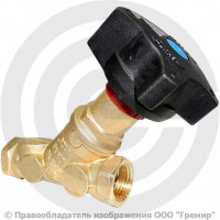 Клапан балансировочный ручной латунный муфтовый Ду-32 1/4 Ру-16 ВР (ВН) Kvs=12.83м3/ч без ниппелей STAD.BY-3 Цветлит Клапан балансировочный ручной латунный муфтовый Ду-32 1/4 Ру-16 ВР (ВН) Kvs=12.83м3/ч без ниппелей STAD.BY-3 Цветлит