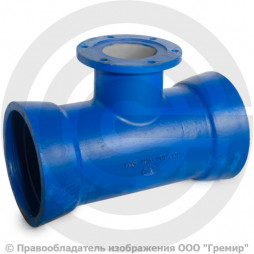 Тройник раструб-фланец ТРФ ВЧШГ с ЦПП Ду 500-200
