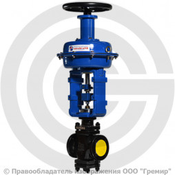 Клапан регулирующий чугунный фланцевый Ду-25 Ру-16 Kvs=8м3/ч 25ч38нж