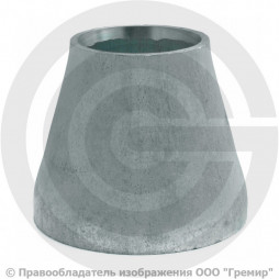 Переход 45х3-38х2 (Ду 40-32) оцинкованный концентрический ГОСТ 17378