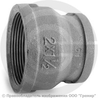 Муфта переходная чугунная ВР (ВН) Ду 50-40 (2"-1 1/2") Муфта переходная чугунная ВР (ВН) Ду 50-40 (2"-1 1/2")