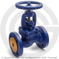 Клапан запорный чугунный фланцевый Ду-150 Ру-16 (Т<300°С) сальниковый KV16 Гранвент Клапан запорный чугунный фланцевый Ду-150 Ру-16 (Т<300°С) сальниковый KV16 Гранвент