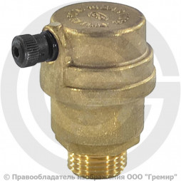 Воздухоотводчик автоматический латунный Ду-15 (1/2") Ру-10 НР (НАР) прямой OR 500