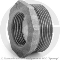 Футорка чугунная НР-ВР (НАР-ВН) Ду 50-32 (2"-1 1/4") Fittex PLUS Футорка чугунная НР-ВР (НАР-ВН) Ду 50-32 (2"-1 1/4") Fittex PLUS