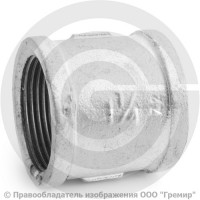 Муфта чугунная оцинкованная ВР (ВН) Ду 32 (1 1/4") Муфта чугунная оцинкованная ВР (ВН) Ду 32 (1 1/4")