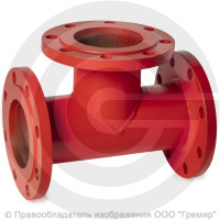 Тройник фланцевый ТФ стальной Ду 50-50 Ру-16 КЗСД Тройник фланцевый ТФ стальной Ду 50-50 Ру-16 КЗСД