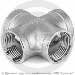 Крестовина нержавеющая AISI 304 Ду-32 (1 1/4")