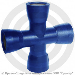 Крест раструбный КР ВЧШГ с ЦПП Ду 400-300