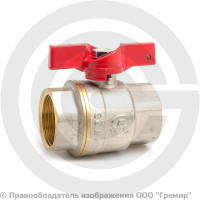 Кран латунный Ду-25 (1") Ру-25 ВР (ВН) муфтовый никель полнопроходной бабочка Aquasfera Euro 1002 Кран латунный Ду-25 (1") Ру-25 ВР (ВН) муфтовый никель полнопроходной бабочка Aquasfera Euro 1002