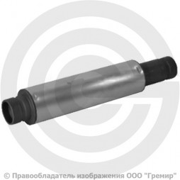 Компенсатор сильфонный осевой многослойный с кожухом из алюминия и внутренним экраном грувлок Ду-50 Ру-16 L=330мм патрубки сталь с фосфатным покр. DEK multilayer Hortum