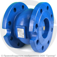 Клапан обратный осевой чугунный фланцевый Ду-65 Ру-16 (Т<100°С) диск чугун NVD 402R Ридан Клапан обратный осевой чугунный фланцевый Ду-65 Ру-16 (Т<100°С) диск чугун NVD 402R Ридан