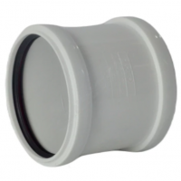 Муфта PP-MD двухраструбная бесшумная светло-серая Дн 200 (DN200) б/нап в/к Ostendorf Skolan dB SKMM Муфта PP-MD двухраструбная бесшумная светло-серая Дн 200 (DN200) б/нап в/к Ostendorf Skolan dB SKMM