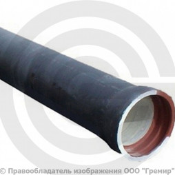 Труба Ду-150 чугун ВЧШГ Тайтон L=6м раструбная с ЦПП с наружным цинково-алюминиевым и лаковым покрытием Свободный Сокол