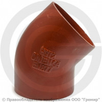 Отвод чугунный безраструбный SML Ду 70 45гр Китай Отвод чугунный безраструбный SML Ду 70 45гр Китай