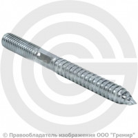 Шпилька-шуруп стальная М10х140 сантехническая Шпилька-шуруп стальная М10х140 сантехническая