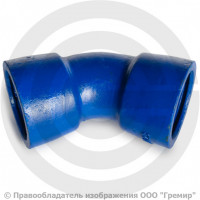 Отвод раструбный ОР ВЧШГ с ЦПП Ду-250 Отвод раструбный ОР ВЧШГ с ЦПП Ду-250