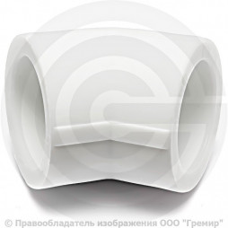 Угольник PP-R белый Дн 32 45гр Pro Aqua