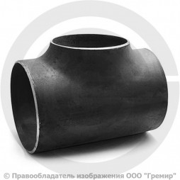 Тройник 273х7-219х6 (Ду 250-200) стальной (Ст.20) переходной Китай