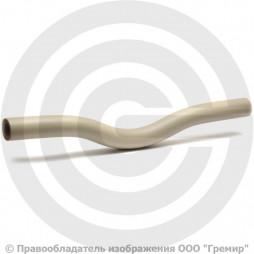 Скоба PP-R большая обводная серая наружная пайка Дн 32 VALFEX